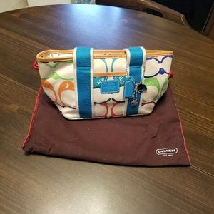 Coach classic colorful mini bag